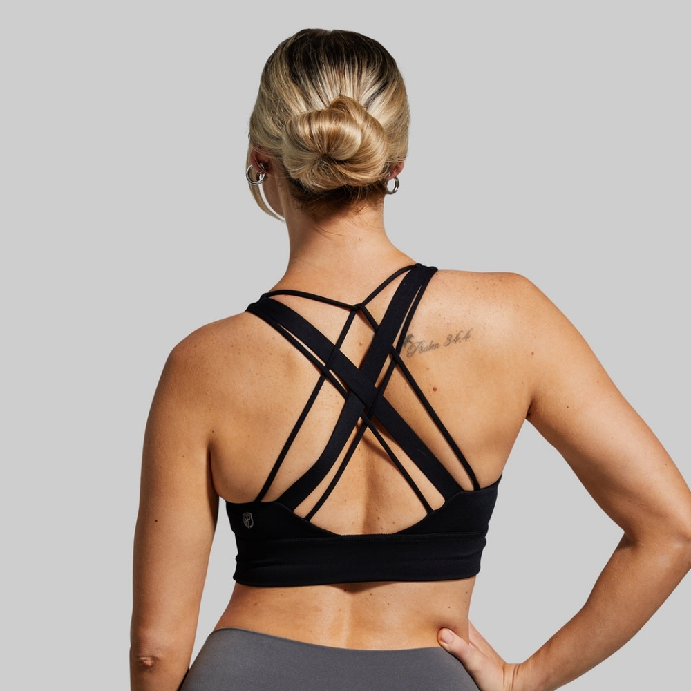 NWT BORN PRIMITIVE Ignite Sports Bra size XL Color Black